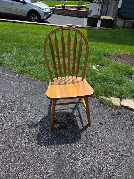 Photo of free Wood Chairs (6) (Woodridge) #1