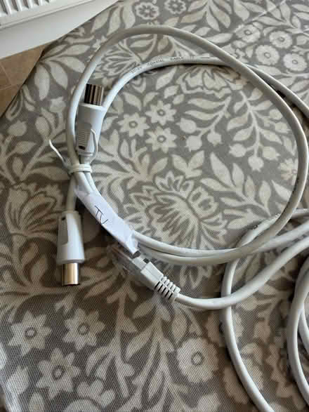 Photo of free Ethernet, audio and telephone cables (Nunnery Wood WR5) #2