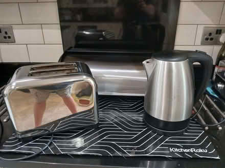 Photo of free Chrome/Black - Kettle, Toaster and Bread bin (Wigginton OX15) #4