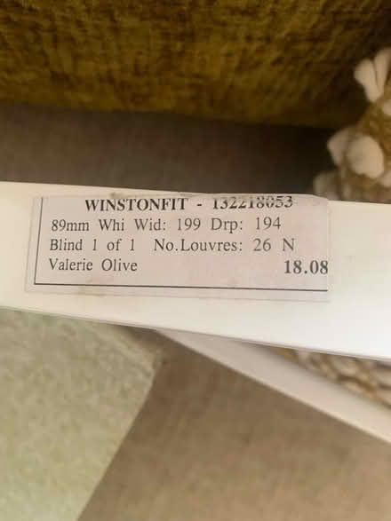 Photo of free Vertical blinds in good condition (Baslow DE45) #3