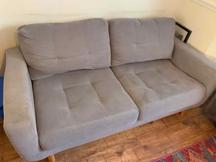 Photo of free Grey sofa suite - 2 +3 seater (Lifford, kings Norton B30) #1