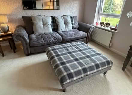 Photo of free sofa and foot stool (Dalkeith EH22) #1