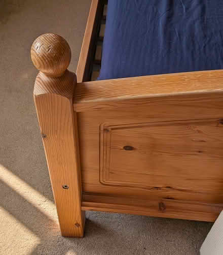 Photo of free IKEA Pine Euro Kind Bed + Mattress (Leigh-on-Sea SS9) #2