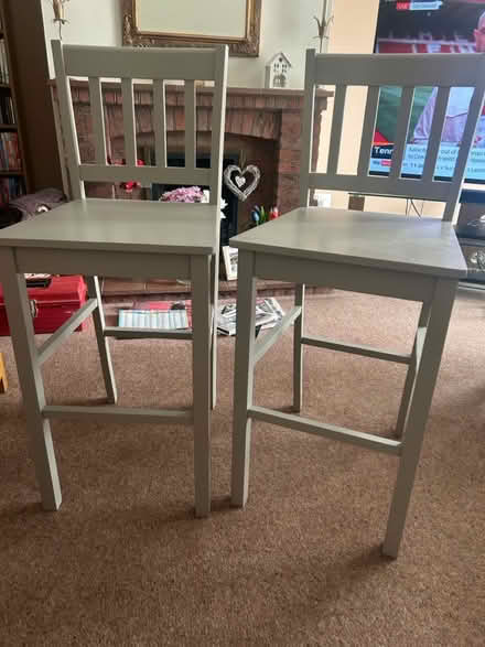 Photo of free Two bar stools/ tall chairs (Hemel Hempstead HP3) #3