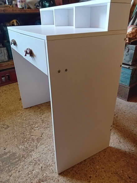 Photo of free Small white dressing table (Harrold. MK43) #3