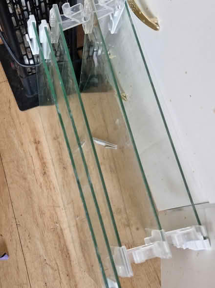 Photo of free 5 glass shelves (Oval SW8) #1