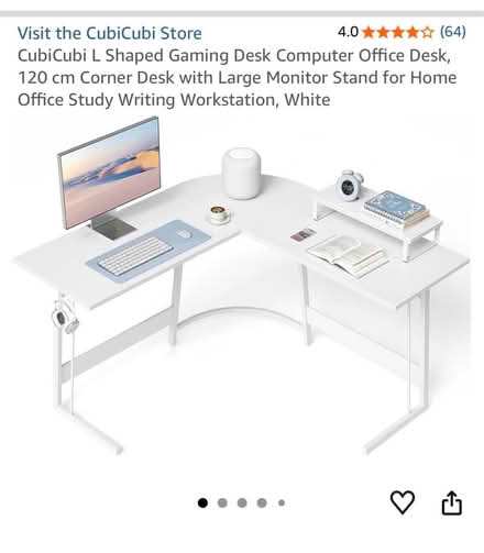 Photo of free Corner Desk White (Newsome HD4) #1