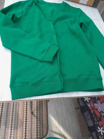 Photo of free Green School Fleece Cardigan 12-13 (Burgess Hill Chanctonbury RH15) #1