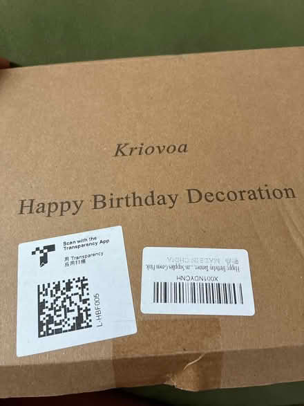 Photo of free Happy Birthday decorations (Leytonstone E11) #1