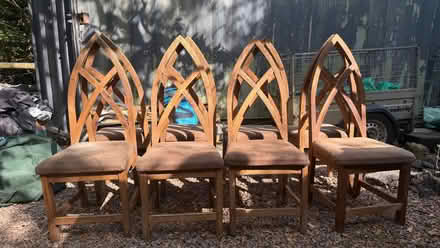 Photo of free 8 dining chairs (Popes Hill GL14) #2