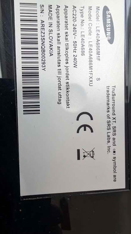 Photo of free 40 Inch TV - Not SMART - No stand (Woodley RG5) #3