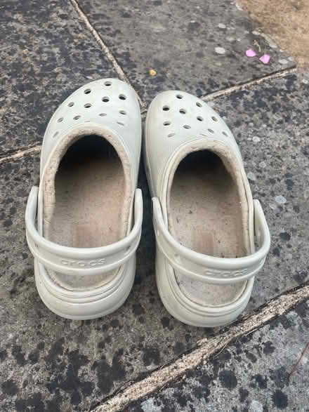Photo of free Beige platform crocs (North Ascot SL5) #2