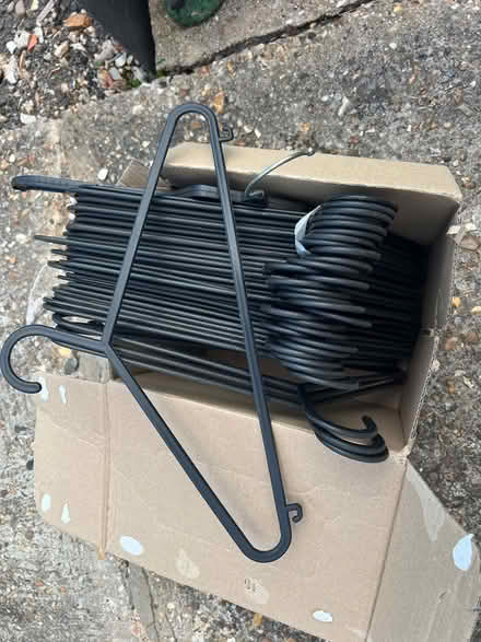 Photo of free Box of coat hangers (haslingfield CB23) #1