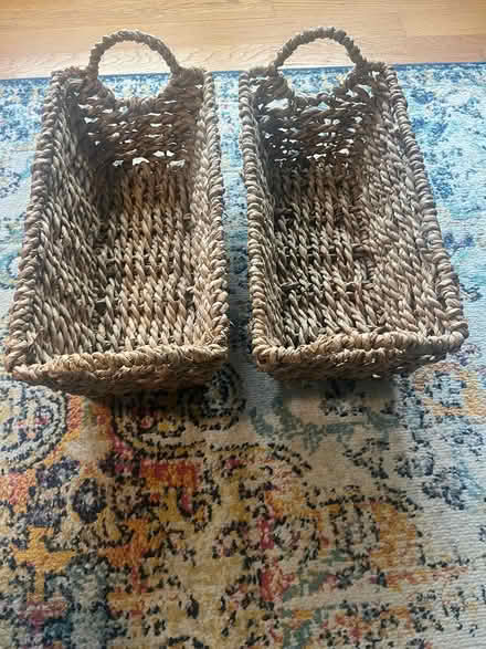 Photo of free Woven Storage Baskets (Kensington by Cedar Brook Pool) #1