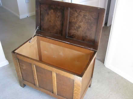 Photo of free Wooden blanket box. (Howe Green CM2) #2