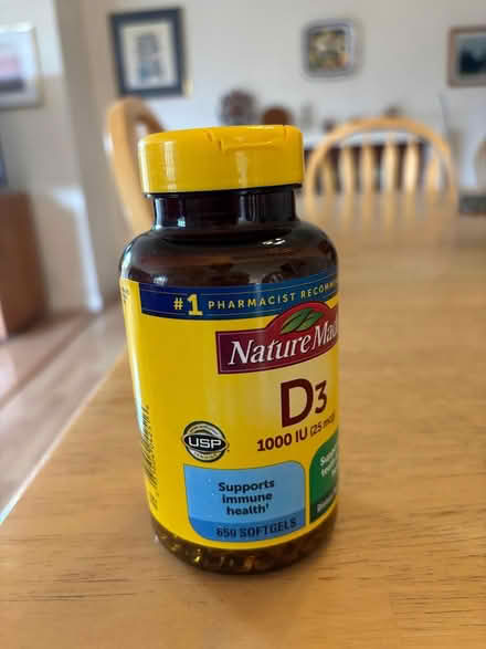 Photo of free Botttle of Vitamin D3, nearly new (near De Anza College) #1