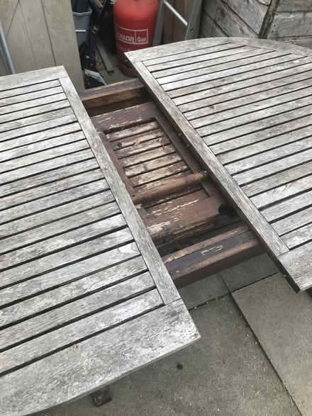Photo of free Hard wood garden table (Romsey CB1) #2