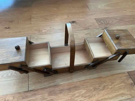 Photo of free Wooden concertina sewing box (Hove BN3) #3
