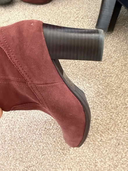 Photo of free Long suede boots size 6 (Epsom) #2