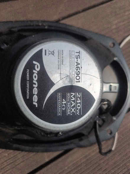 Photo of free Pair of Pioneer car speakers BS5 (BS59AL) #2
