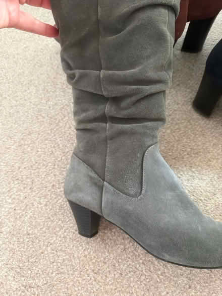 Photo of free Long suede boots size 6 (Epsom) #4