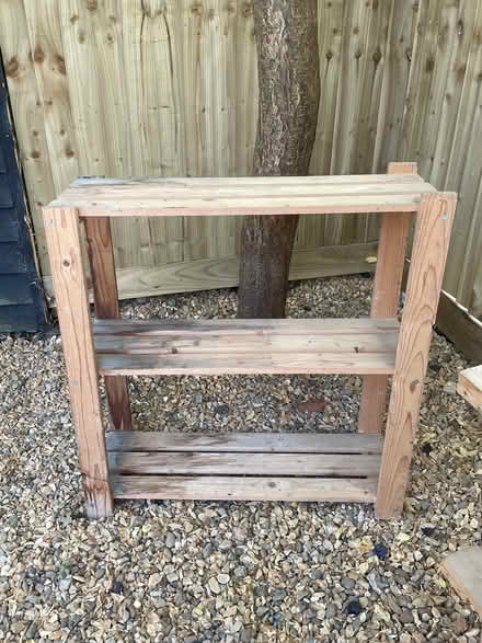 Photo of free Short Wooden shelves (MK17 9BP) #1