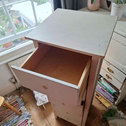 Photo of free Tall chest of pine wood drawers (Witham CM8) #2
