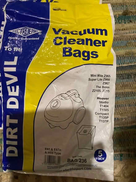Photo of free vacuum cleaner bags (Battersea SW11) #1