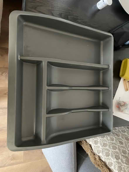 Photo of free Grey plastic cutlery tray (Mytchett GU16) #1
