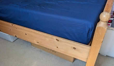 Photo of free IKEA Pine Euro Kind Bed + Mattress (Leigh-on-Sea SS9) #3