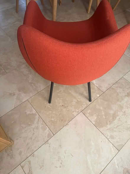 Photo of free Orange armchair (Langham NR25) #2