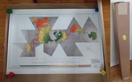 Photo of free Dymaxion Map Poster (Warren Park) #1