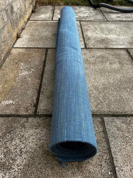 Photo of free Blue wool rug (Glencullen) #4