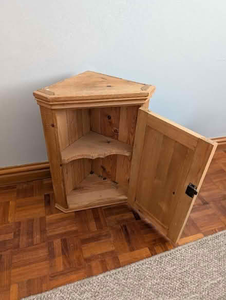 Photo of free pine corner cabinet (Kempshott RG22) #2