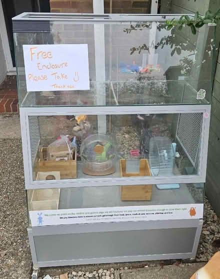 Photo of free Hamster Enclosure (Goldsworth Park GU21) #1