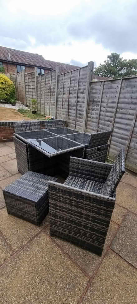 Photo of free Rattan outdoor patio furniture set (West End SO18) #2
