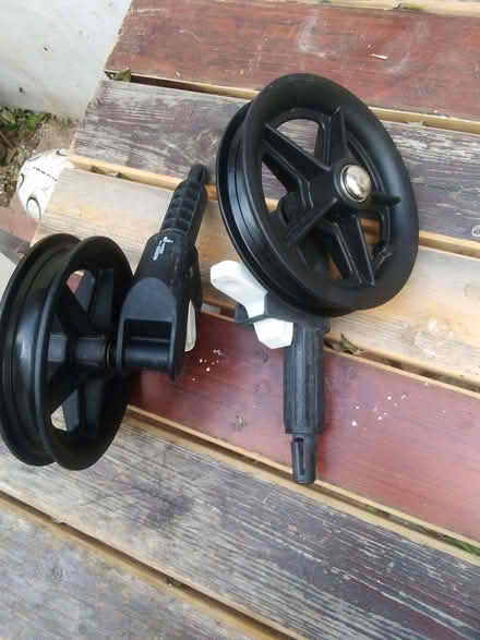 Photo of free Rear wheels for Bugaboo buggy (Round Hill BN2) #1