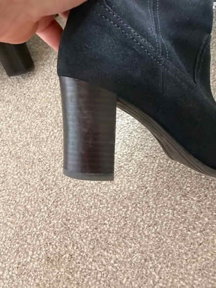 Photo of free Long suede boots size 6 (Epsom) #3