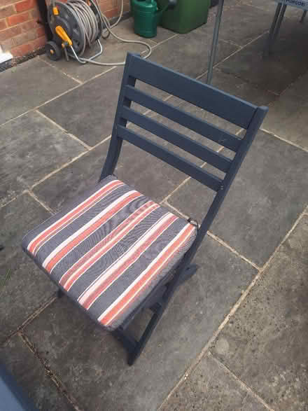 Photo of free 8 IKEA outdoor chair cushions (Berkhamsted HP4) #1