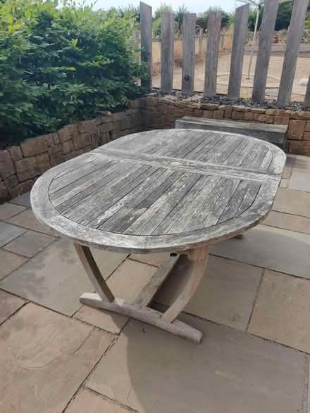 Photo of free Wooden Garden Table (Astley Abbotts WV16) #2