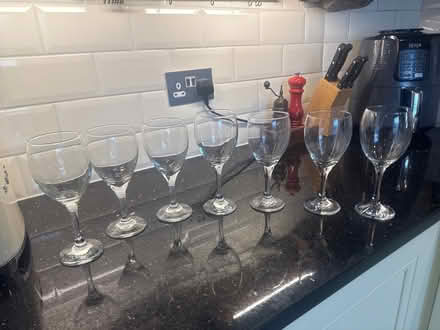 Photo of free 7 wine glasses (Whitehough SK23) #1