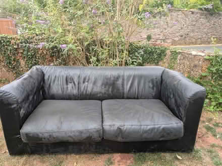 Photo of free Habitat leather settee (Silverton EX5) #1