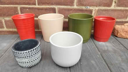 Photo of free Ceramic Flowerpots (Aldershot, GU12) #1