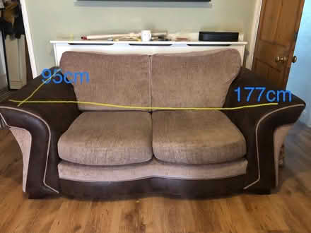 Photo of free Brown sofa (Littleover, Derby) #1