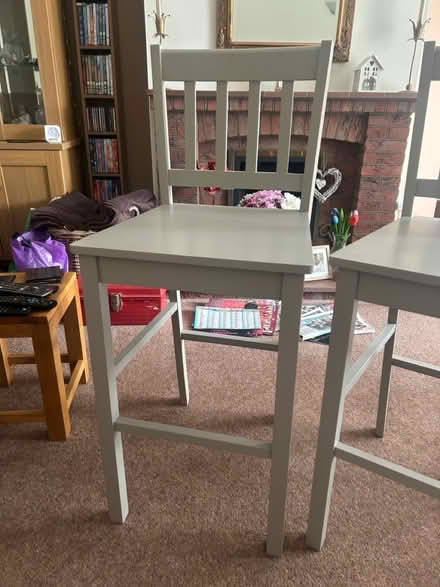 Photo of free Two bar stools/ tall chairs (Hemel Hempstead HP3) #1