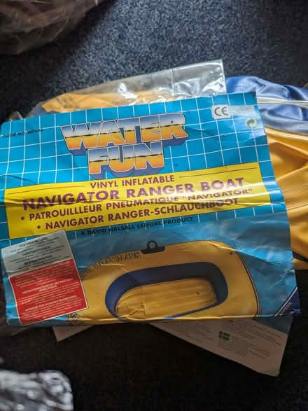 Photo of free Mixed items , vinyl boat, etc. WD25 0RH (Garston WD25) #1