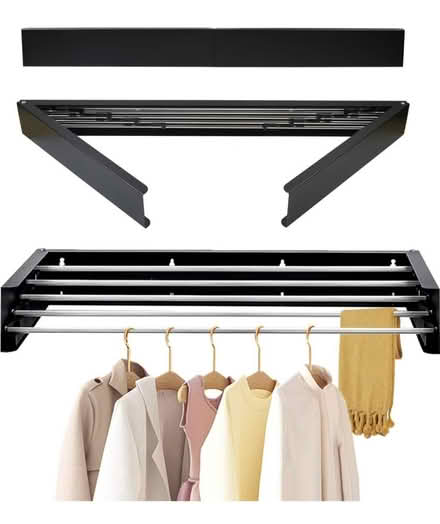 Photo of free Invisible Folding Clothes Rack (spondon DE21) #3