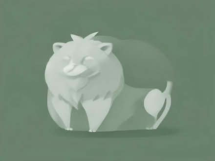Photo of ornaments - garden lions (Chorley Moor PR7) #1