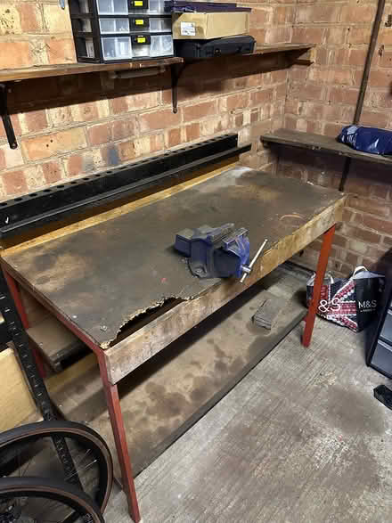 Photo of free Workbench with vice and tool rack (Kings Heath, B14) #1