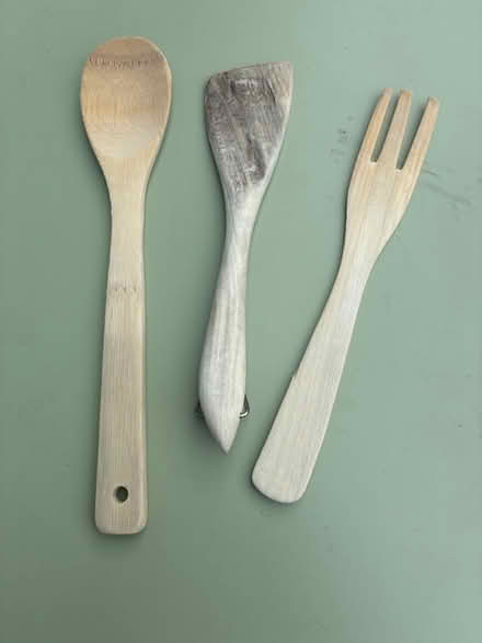 Photo of free Wooden kitchen utensils (Thatcham RG19) #1